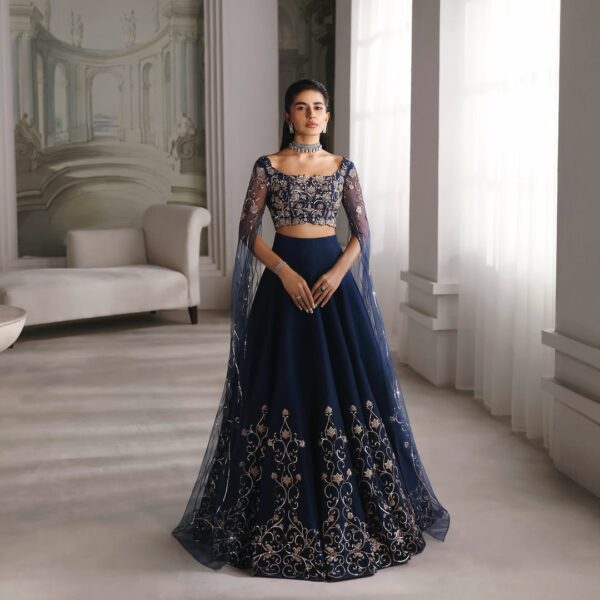 Midnight Majesty Lehenga