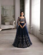 Midnight Majesty Lehenga
