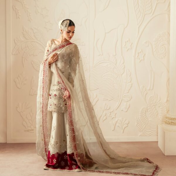 Regal Blossom Sharara Set