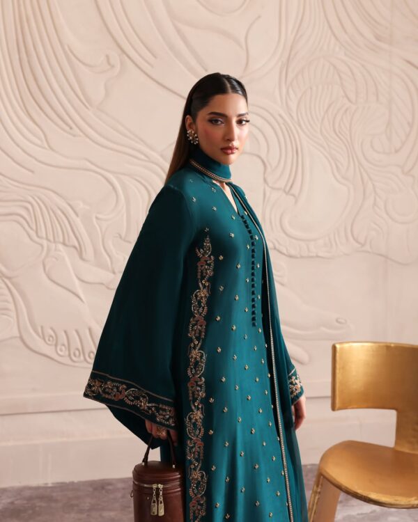 Emerald Elegance Kaftan
