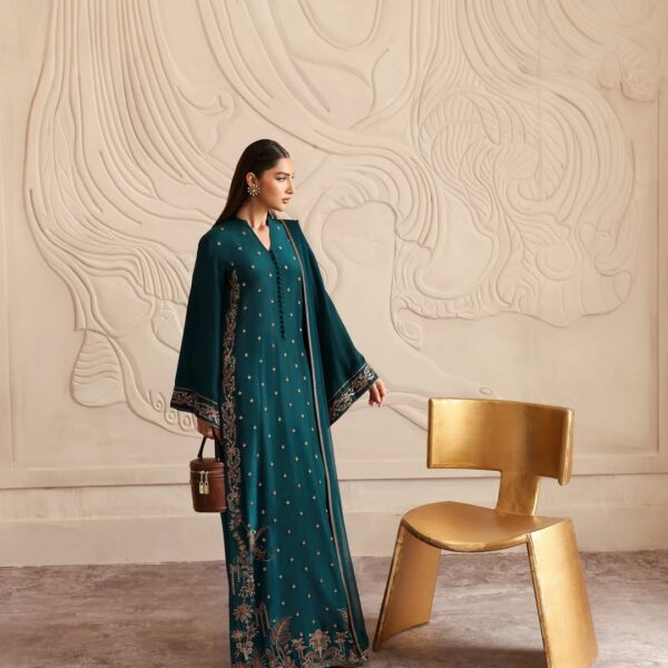 Emerald Elegance Kaftan